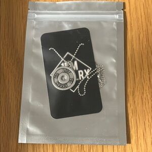 1RM Jewelry- Silver 45lb Plate Necklace